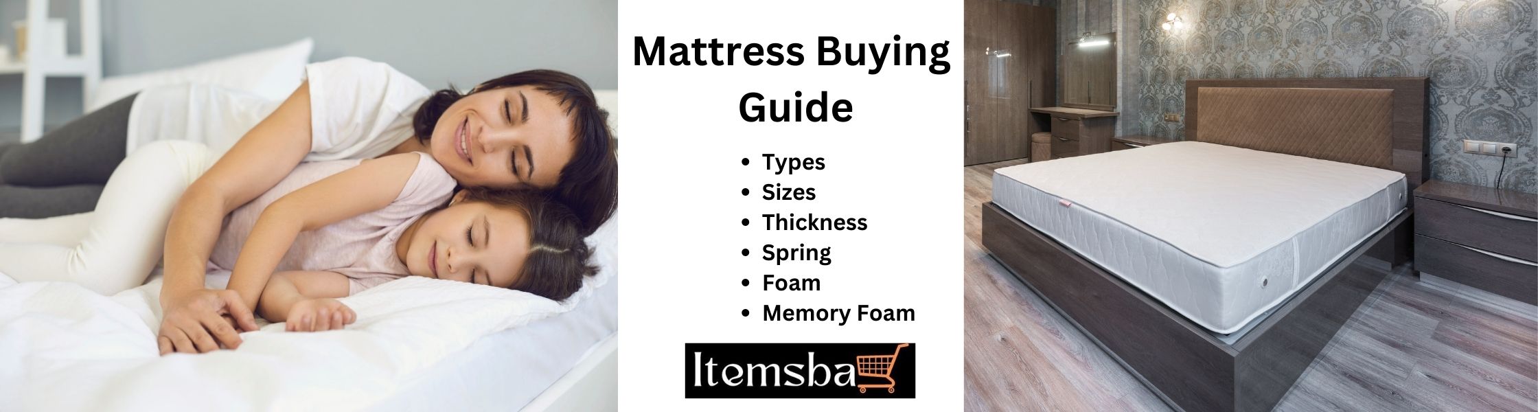 Read more about the article Mattress Types and Sizes – 4 Mattress Types Explained | Unbiased Mattress Buying Guide